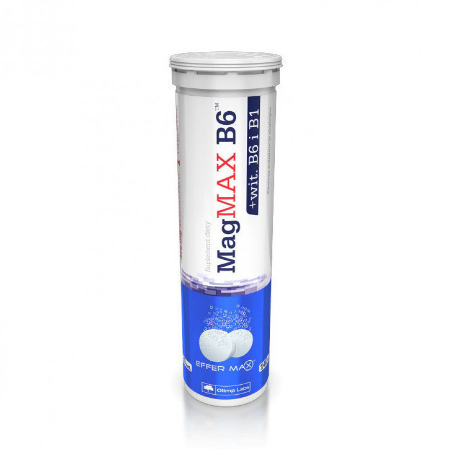 Магний B6 "MagMax B6" OLIMP, 20 таблеток, апельсиновый вкус