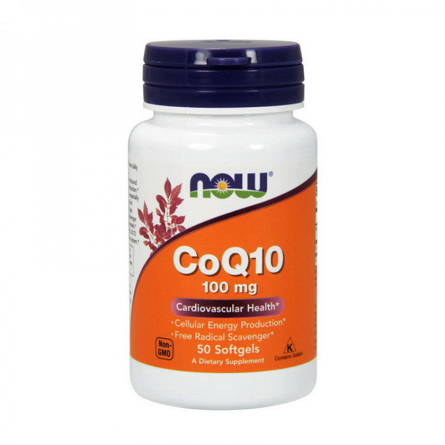 Коэнзим Q-10 "CoQ10" 100 мг, Now Foods, 50 капсул