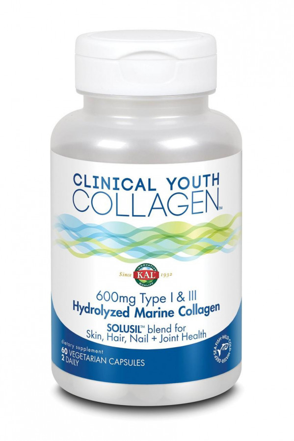 Коллаген І и ІІІ типа "Collagen" 600 мг, KAL, 60 капсул