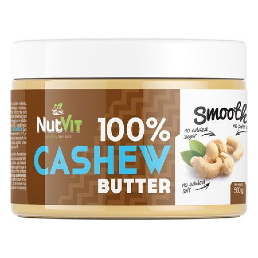 100% Масло кешью Nutvit (Cashew Butter) 500 г