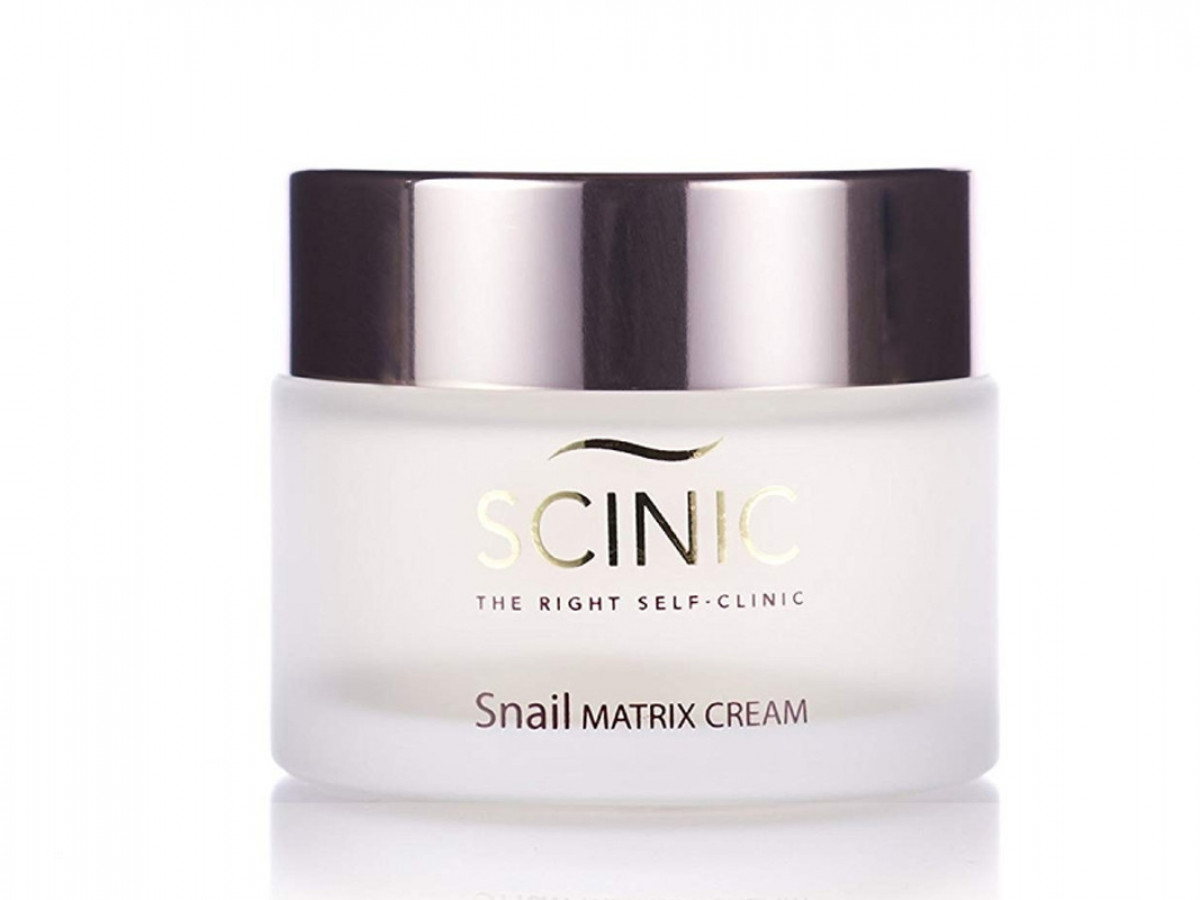 Крем  Snail Matrix Cream, SCINIC, восстанавливающий увлажняющий с улиточным муцином, 50 мл