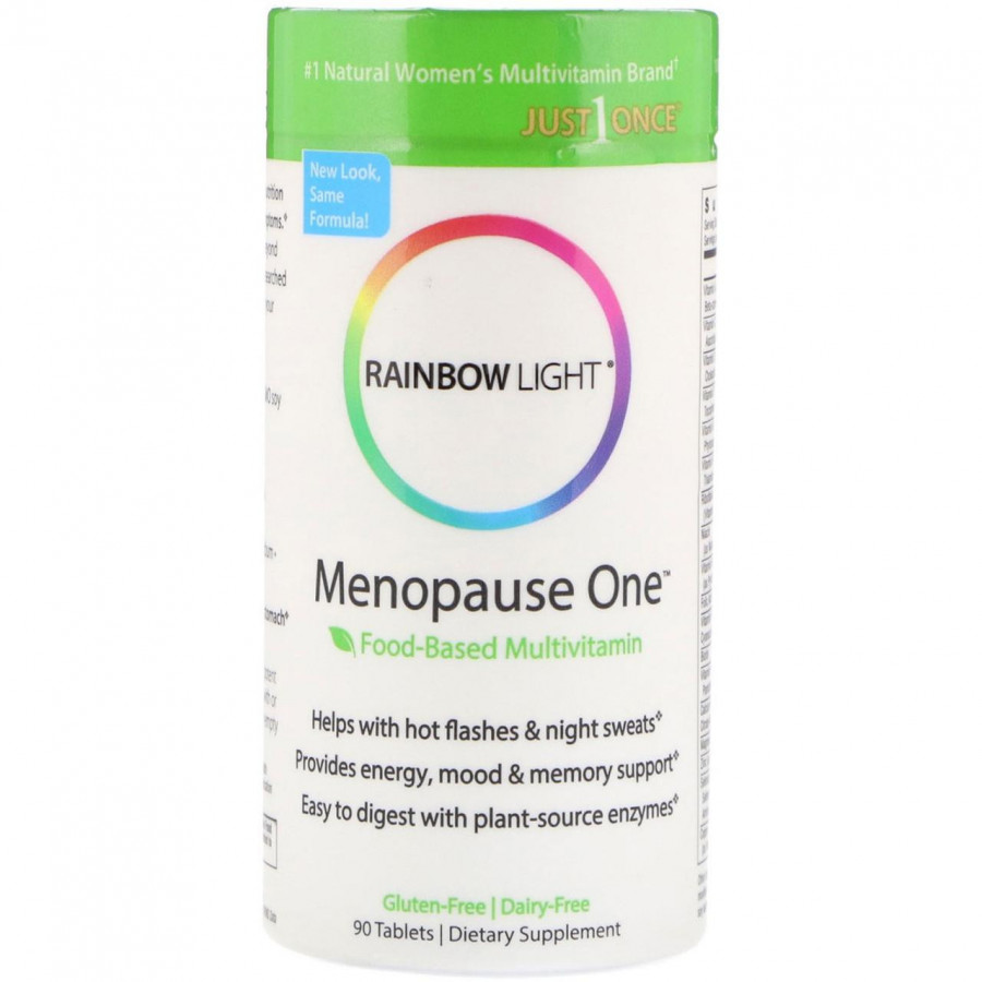 Помощь при менопаузе, Menopause One, Rainbow Light, 90 таблеток