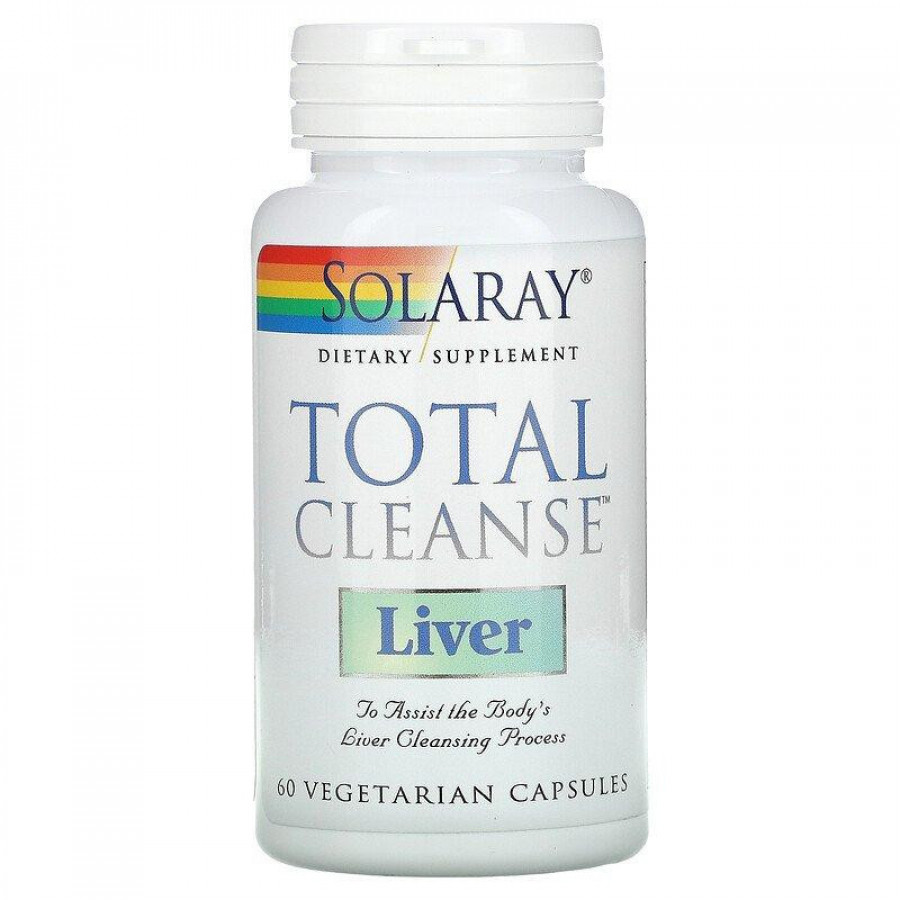 Добавка для поддержки печени "Total Cleanse Liver" Solaray, 60 капсул