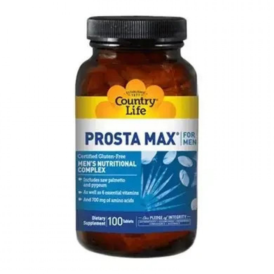 Добавка для мужского здоровья "Prosta-Max" Country Life, 100 таблеток