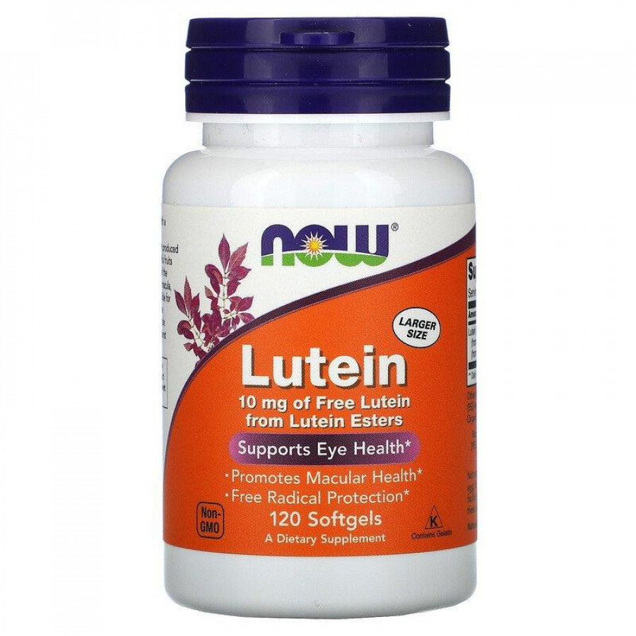 Лютеин "Lutein" Now Foods, 10 мг, 120 капсул