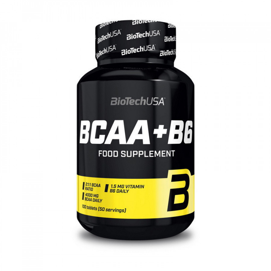 BCAA + B6, BioTech, 100 таблеток