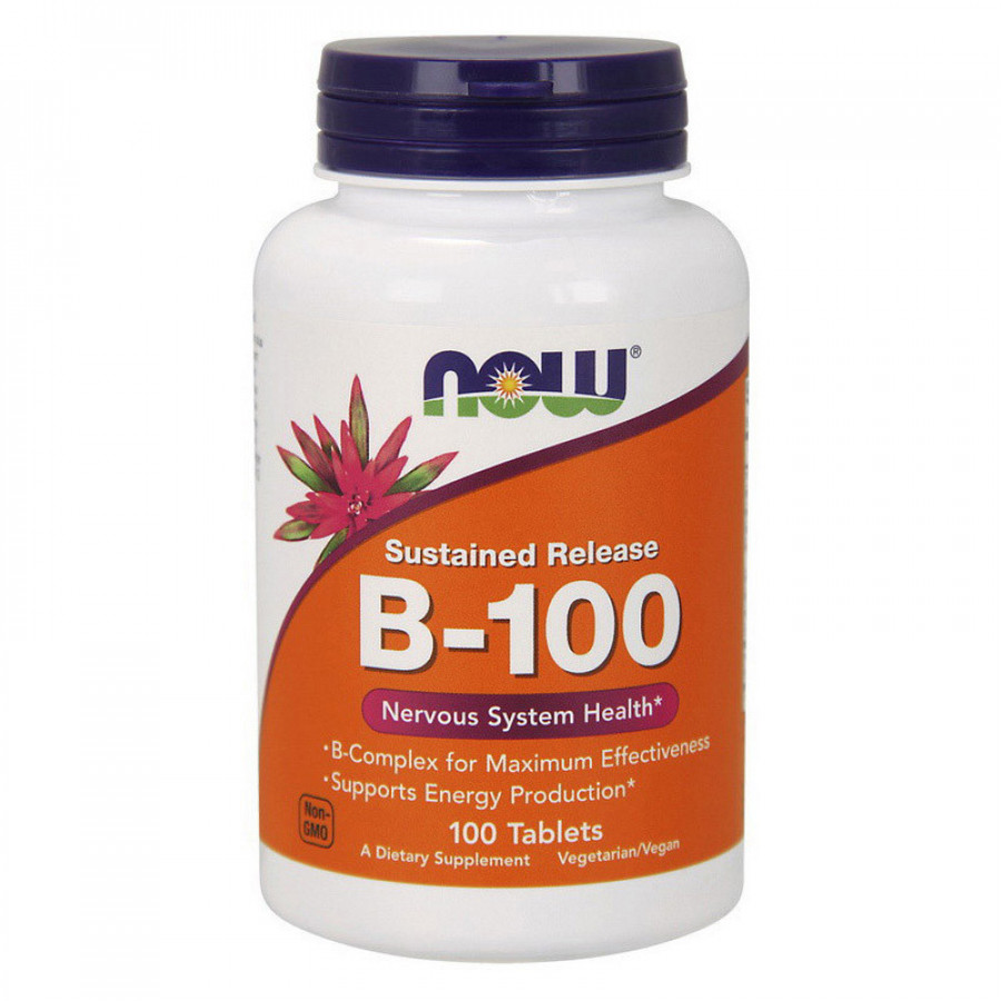 Витамины группы В "B-100" Now Foods, 100 таблеток