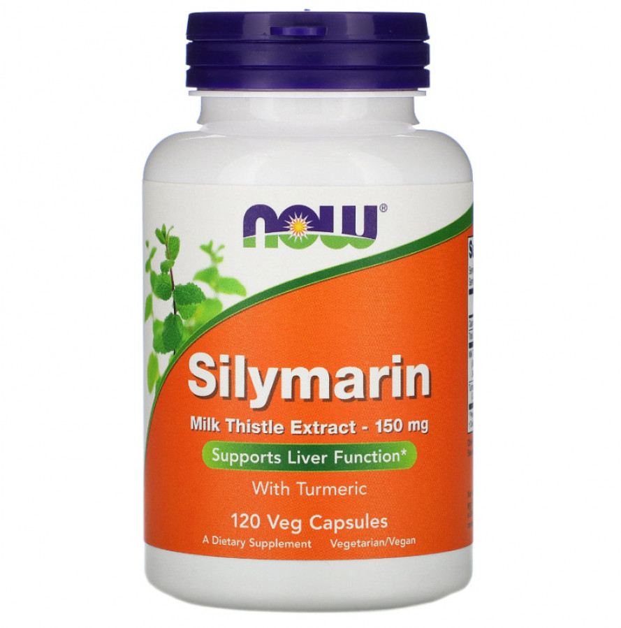 Силимарин, экстракт расторопши "Silymarin" 150 мг, Now Foods, 120 капсул
