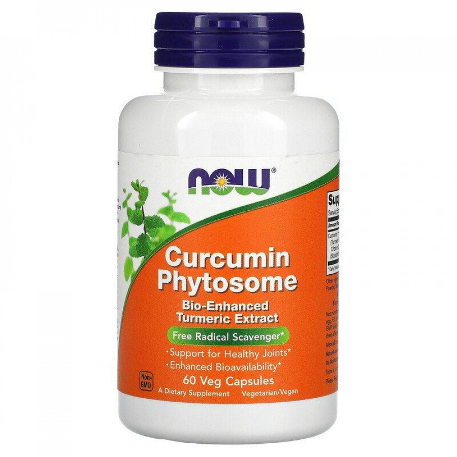 Фитосомы куркумина "Curcumin Phytosome" Now Foods, 60 капсул
