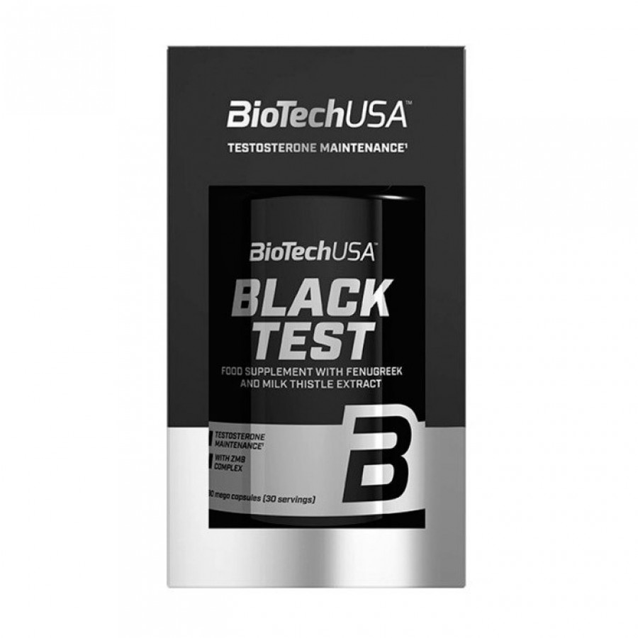 Бустер тестостерона "Black Test" BioTech, 90 капсул