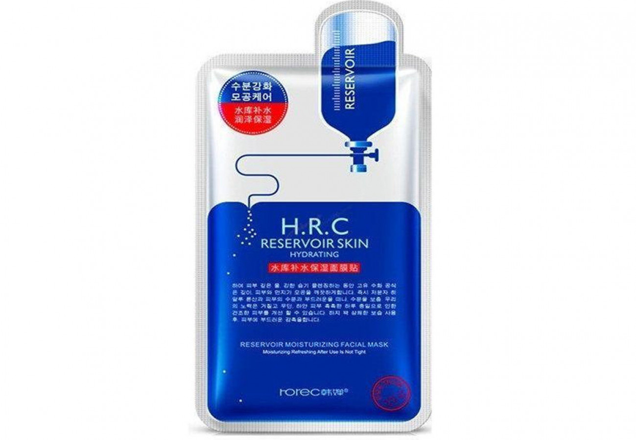Маска для лица H.R.C Reservoir Skin, Rorec, тканевая, 30 г