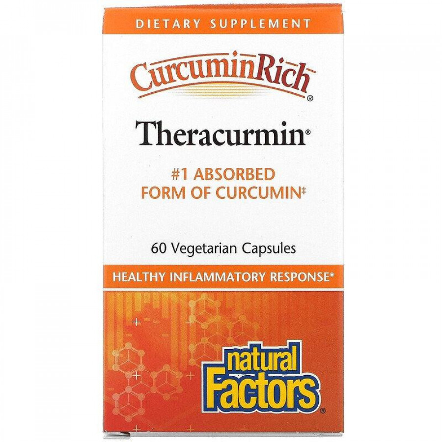 Куркумин "CurcuminRich" Natural Factors, 30 мг, 60 капсул