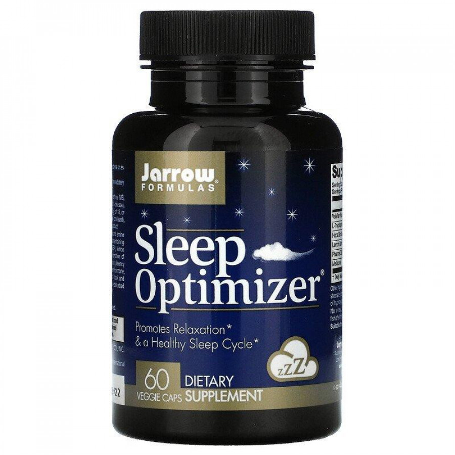 Добавка для нормализации сна, Sleep Optimizer, Jarrow Formulas, 60 капсул