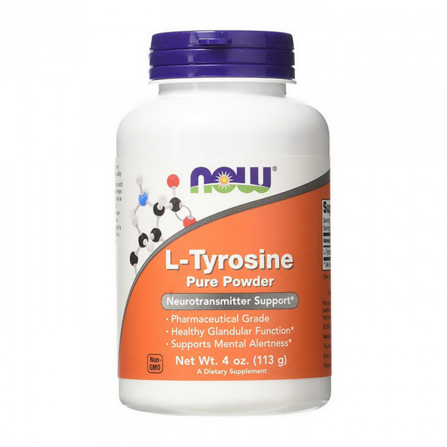 L-тирозин "L-Tyrosine" Now Foods, 500 мг, 113 г
