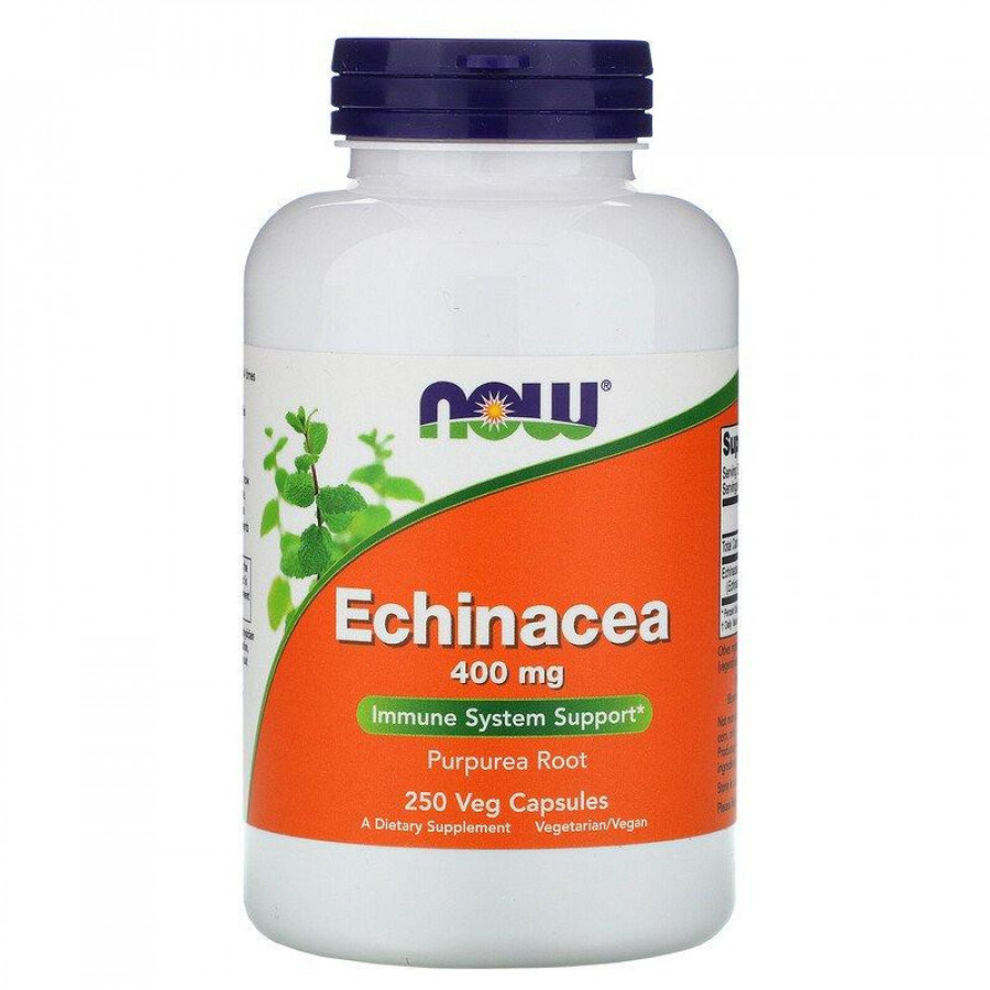 Эхинацея "Echinacea" Now Foods, 400 мг, 250 капсул