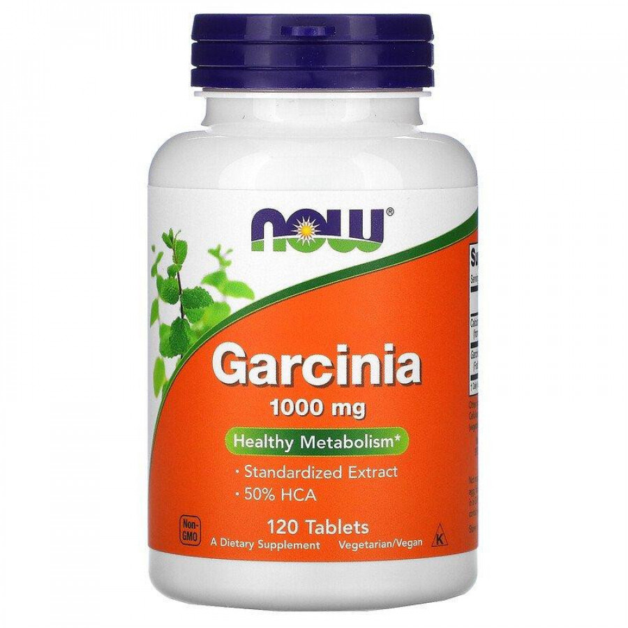 Гарциния "Garcinia" Now Foods, 1000 мг, 120 таблеток