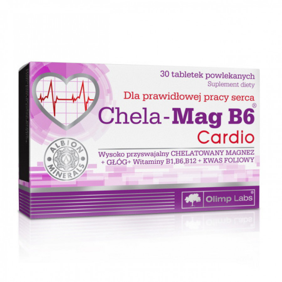 Хелат магния кардио "Chela-Mag B6 Cardio" OLIMP, 30 капсул
