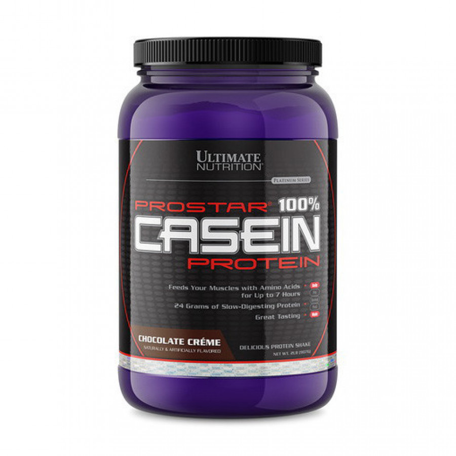 Казеин "Prostar 100% Casein Protein" Ultimate Nutrition, ассортимент вкусов, 907 г