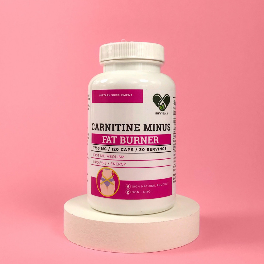 Л-карнитин тартрат "Carnitine MINUS" EN`VIE LAB, 1500 мг, 120 капсул