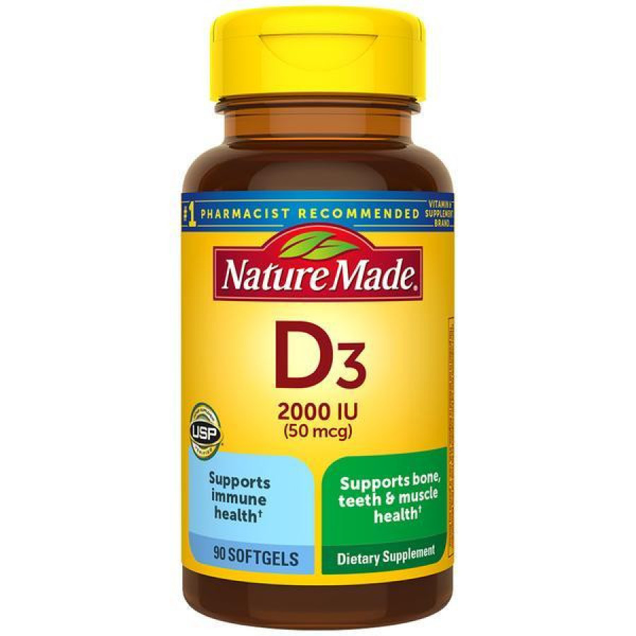 Витамин Д3 "D3" Nature Made, 2000 МЕ, 220 таблеток