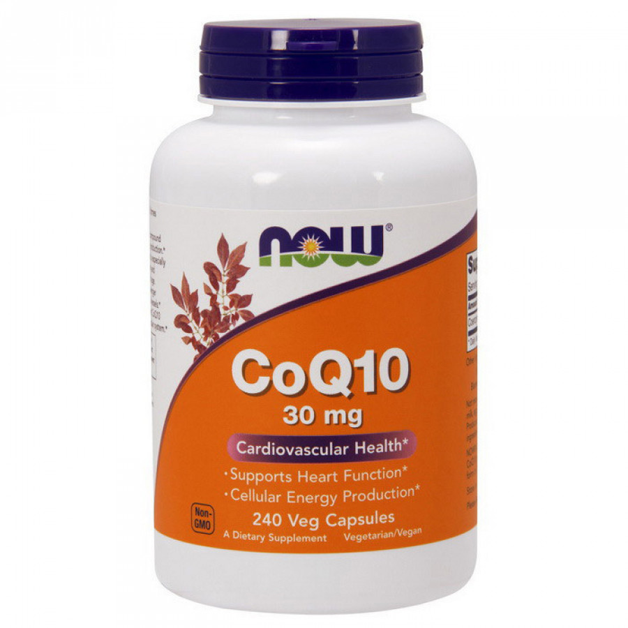 Коэнзим Q-10 "CoQ10" 30 мг, Now Foods, 240 капсул