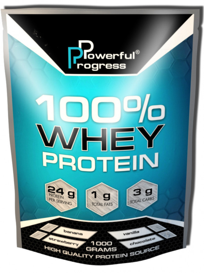 Протеин Whey Protein, Powerful Progress, ассортимент вкусов, 1000 г