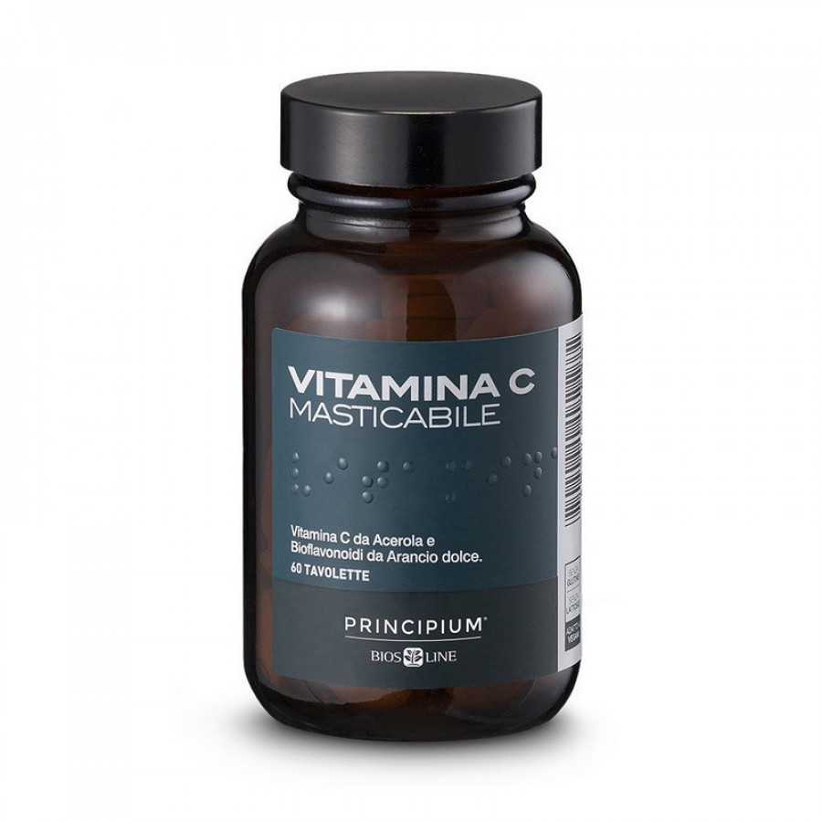 Витамин С, ацерола, биофлавоноиды Vitamina C Masticabile Bios Line 60 таблеток
