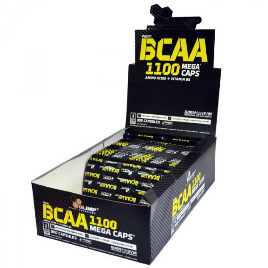 Аминокислоты ВСАА "BCAA 4:1:1 Mega Caps" OLIMP, 30 капсул