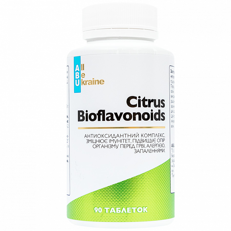 Цитрусовые биофлавоноиды Citrus bioflavonoids ABU, 120 таблеток