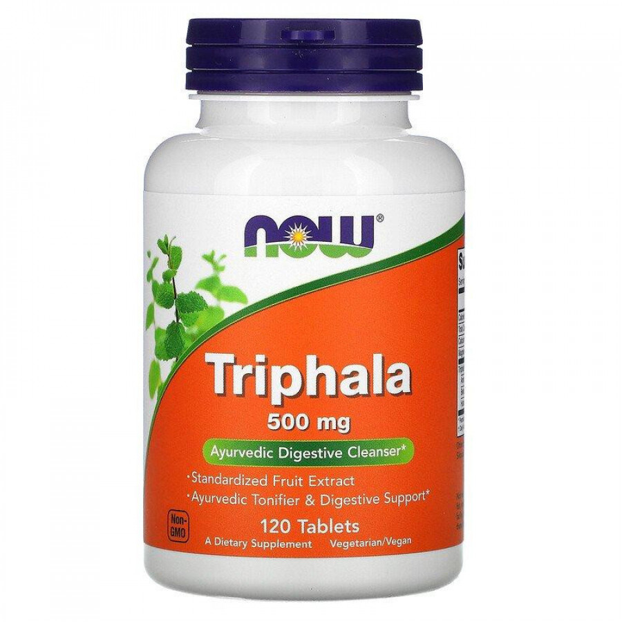 Трифала "Triphala" Now Foods, 500 мг, 120 таблеток