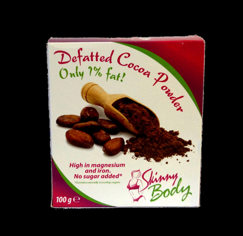 Какао-порошок обезжиренный, 1%, тм "Skinny Body"