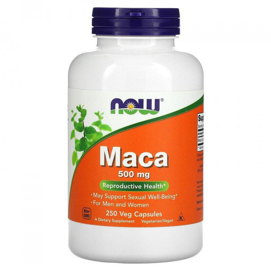МАКА "Maca" Now Foods, 500 мг, 250 капсул