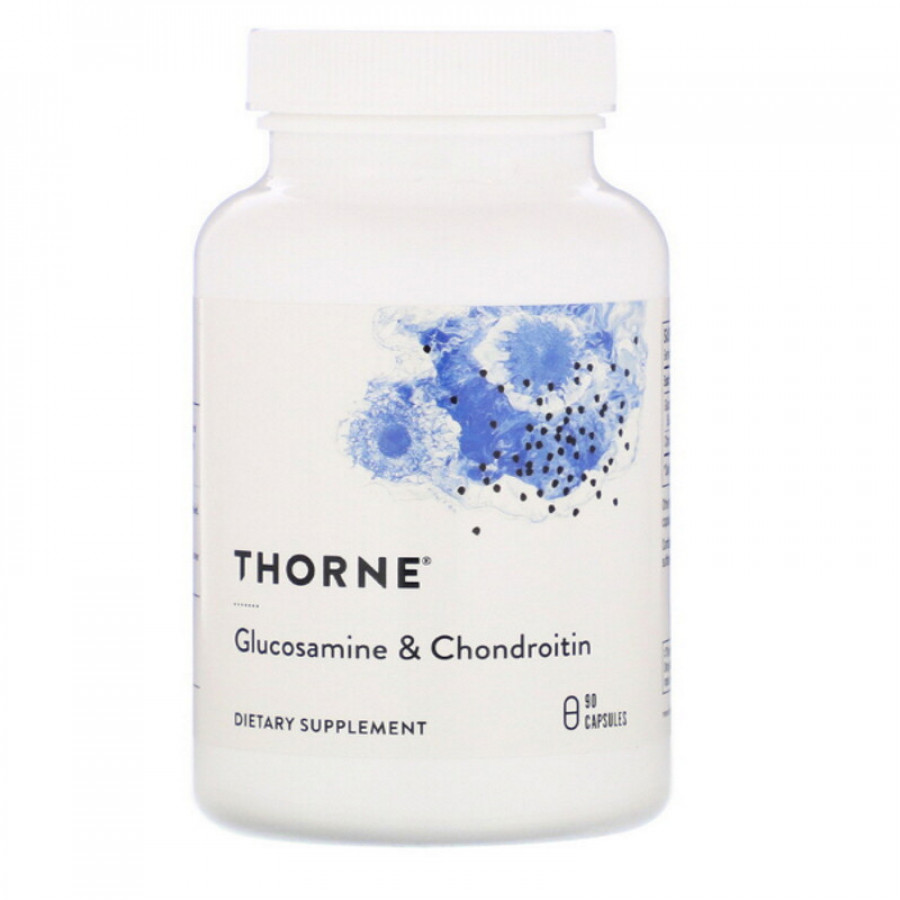 Глюкозамин и хондроитин Glucosamine & Chondroitin, Thorne Research, 90 капсул