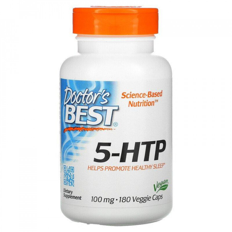 5-HTP 5-гидрокситриптофан, Doctor's BEST, 100 мг, 180 капсул