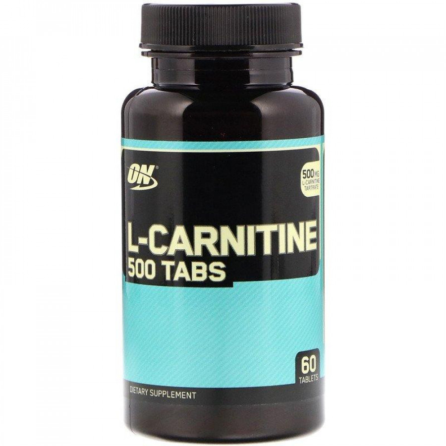 L-карнитин 500, 500 мг, Optimum Nutrition, 60 таблеток