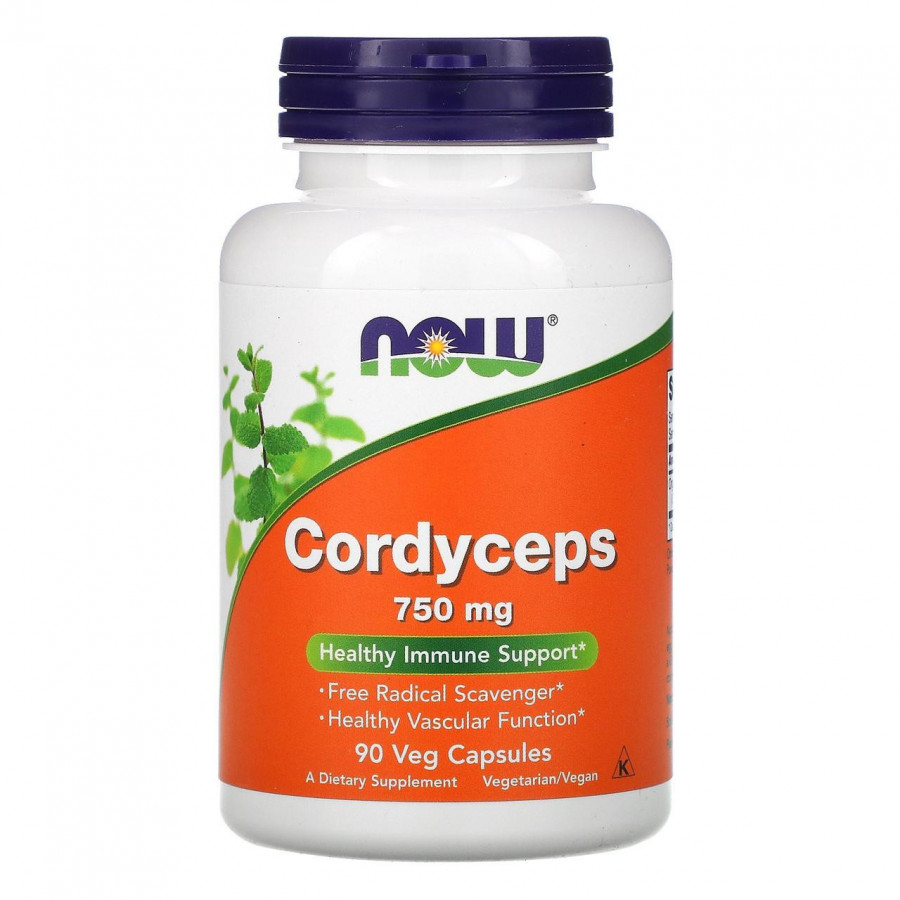 Корлицепс Now Foods "Cordyceps" 750 мг, 90 капсул