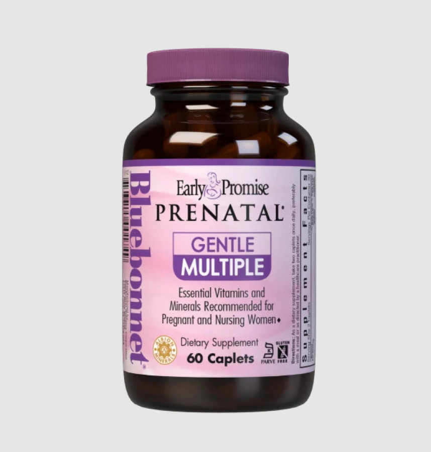 Мультивитамины для беременных "Prenatal Gentle Multiple" Bluebonnet Nutrition, 60 таблеток