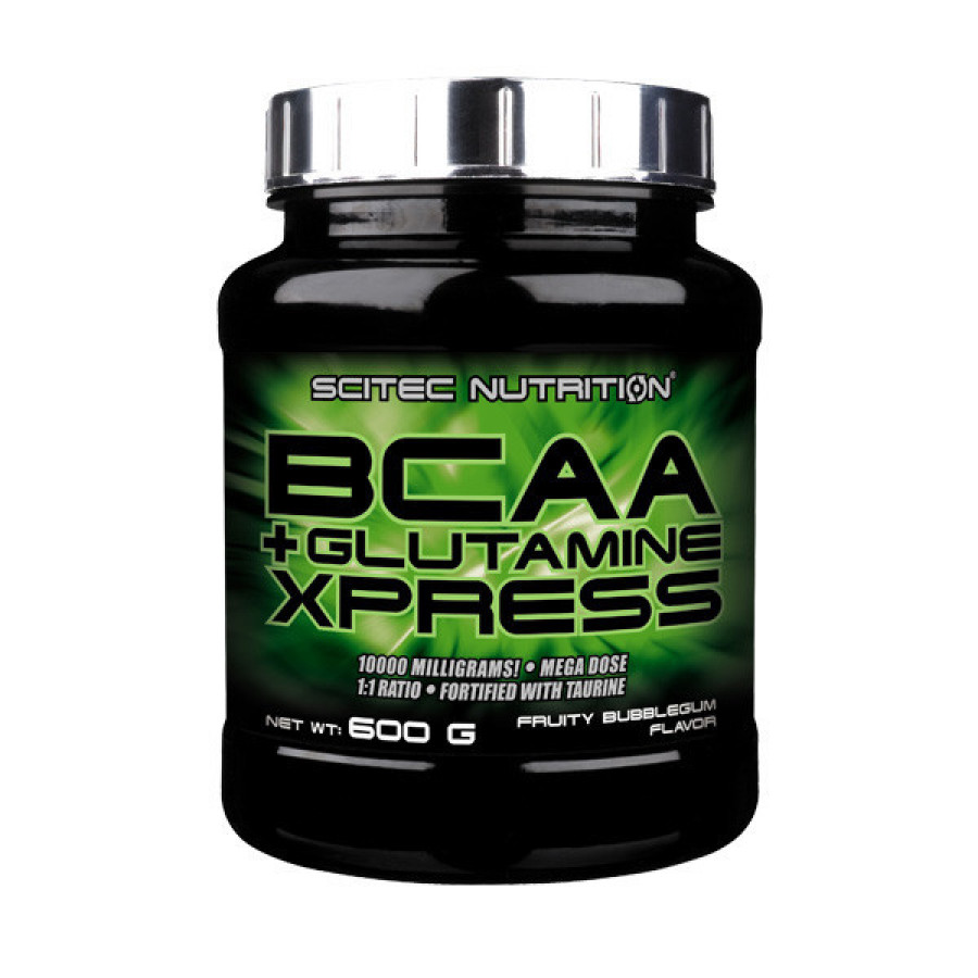 Аминокислоты ВСАА с глютамином "BCAA + Glutamine Xpress" Scitec Nutrition, арбуз, 600 г