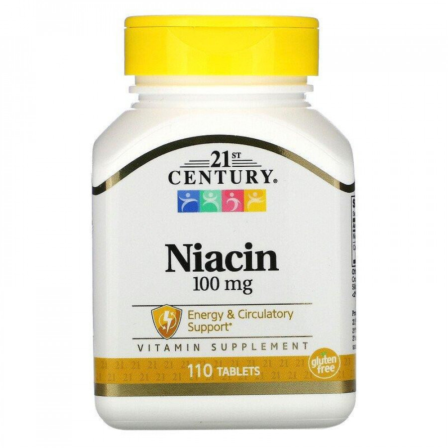 Ниацин "Niacin" 21st Century, 100 мг, 110 таблеток
