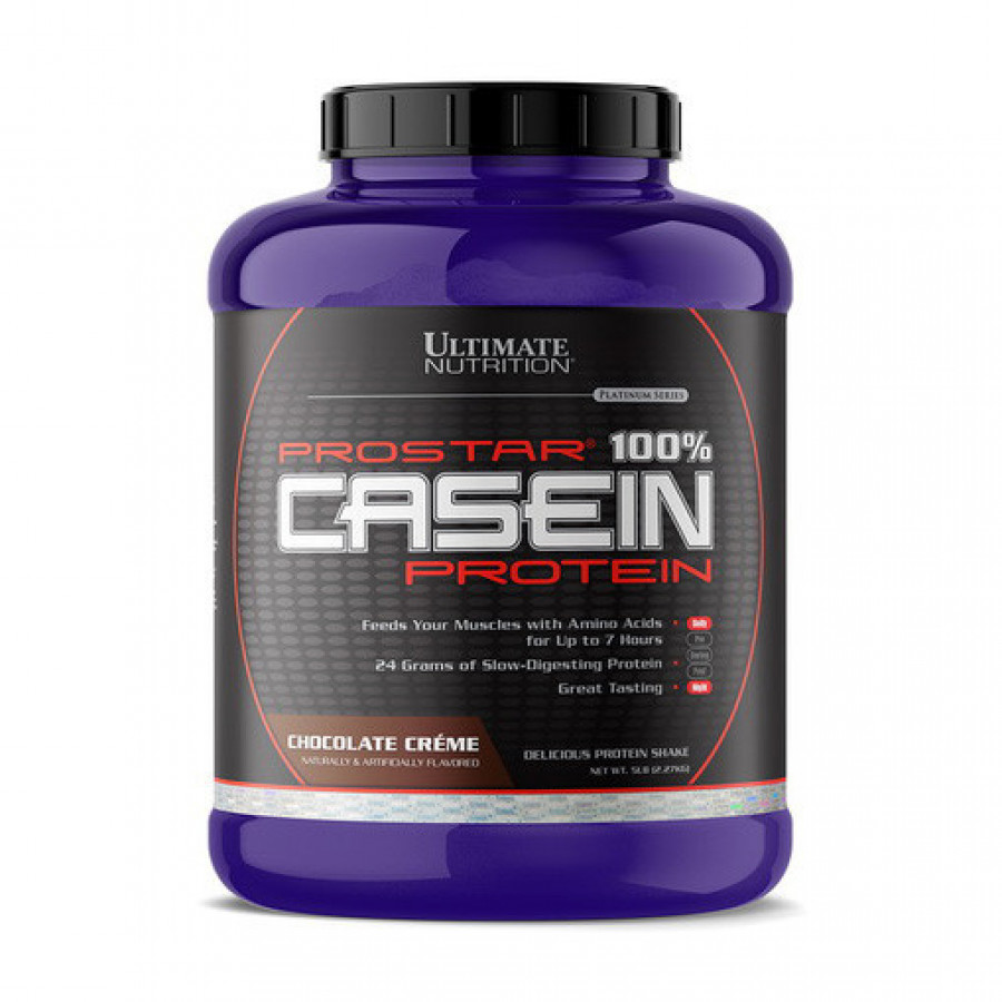 Казеин "Prostar 100% Casein Protein" Ultimate Nutrition, ассортимент вкусов, 2270 г