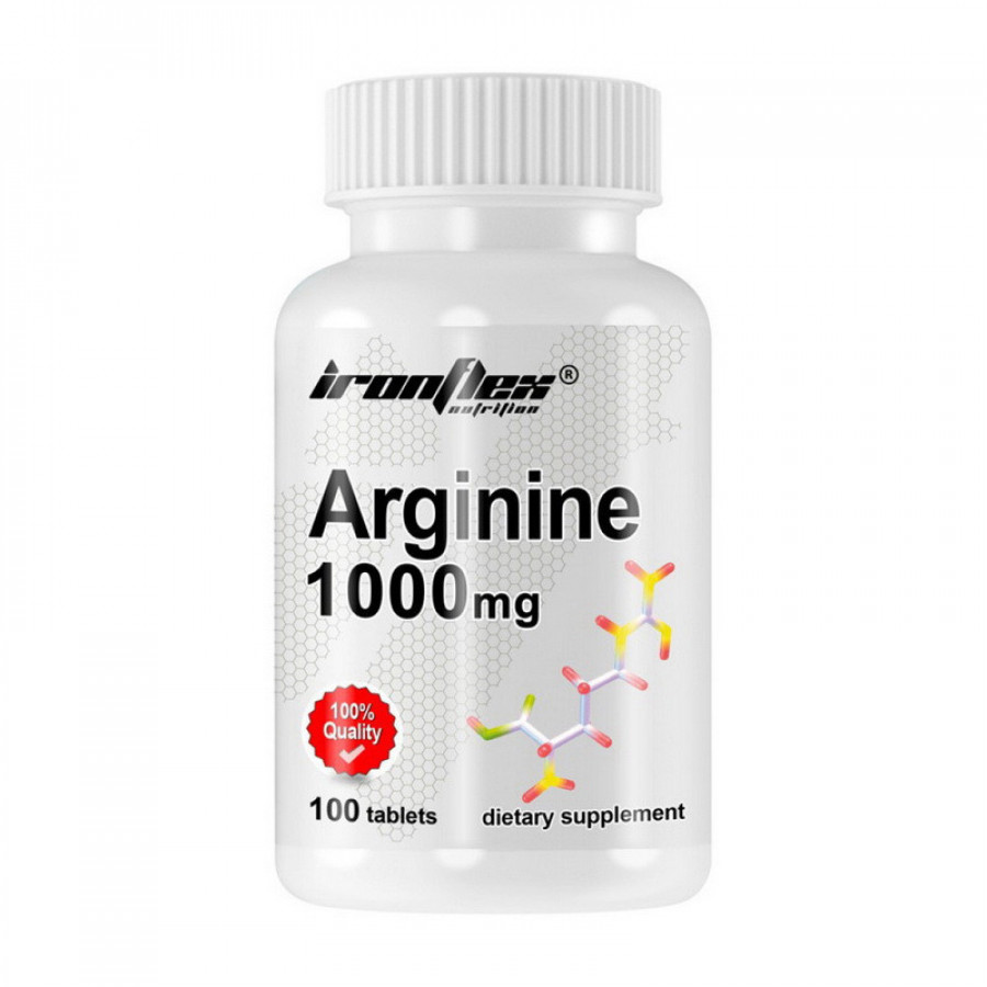 Аргинин "Arginine" IronFlex, 1000 мг, 100 таблеток