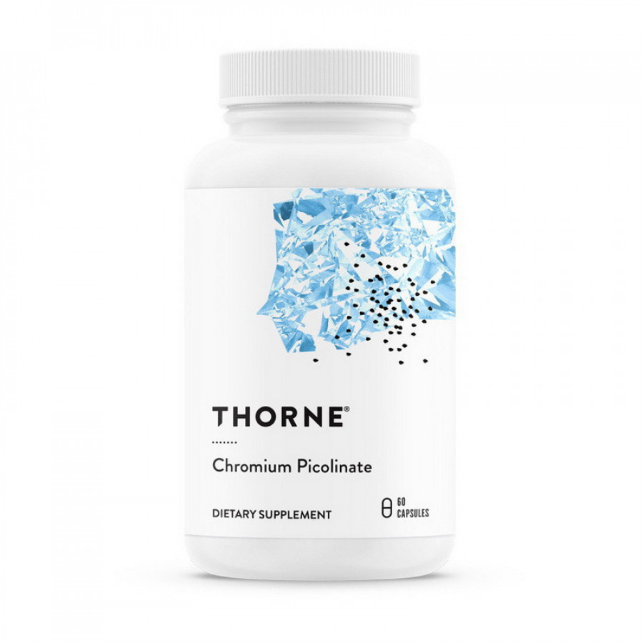 Хром пиколинат "Chromium Picolinate" Thorne Research, 500 мкг, 60 капсул