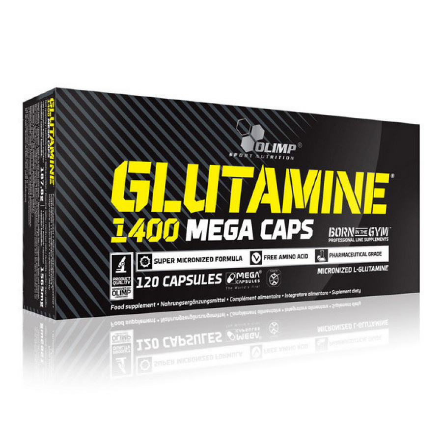 L-Glutamine 1400 mega caps 1 блистер, OLIMP, 30 капсул