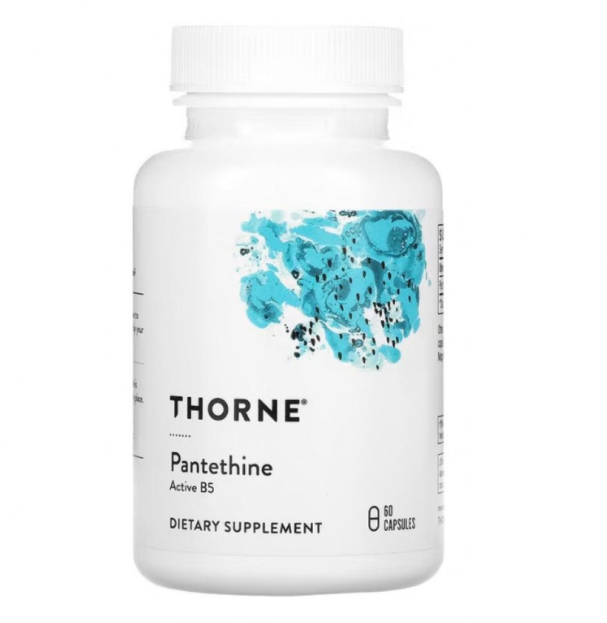 Пантетин Thorne Research (Pantethine) 250 мг 60 капсул