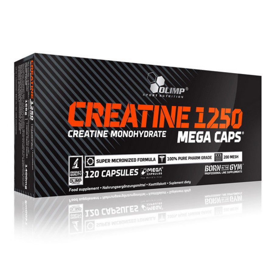 Креатин "Creatine Mega Caps 1250" OLIMP, 120 капсул