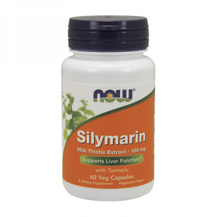Силимарин, экстракт расторопши "Silymarin" 150 мг, Now Foods, 60 капсул