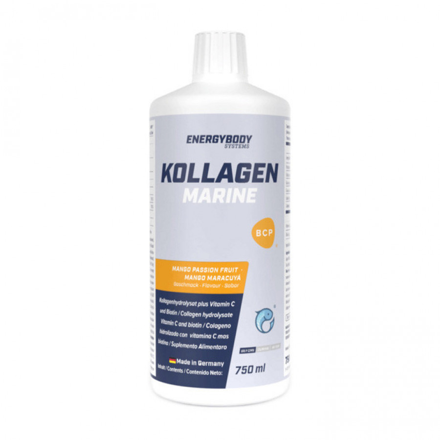 Гидролизованный морской коллаген "Kollagen Marine" Energy Body, манго-маракуйя, 750 мл