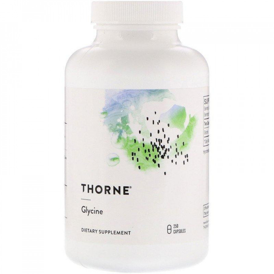 Глицин "Glycine" Thorne Research, 1000 мг, 250 капсул