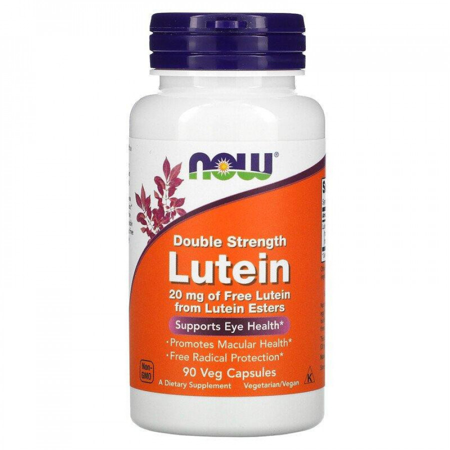 Лютеин "Lutein" Now Foods, 20 мг, 90 капсул