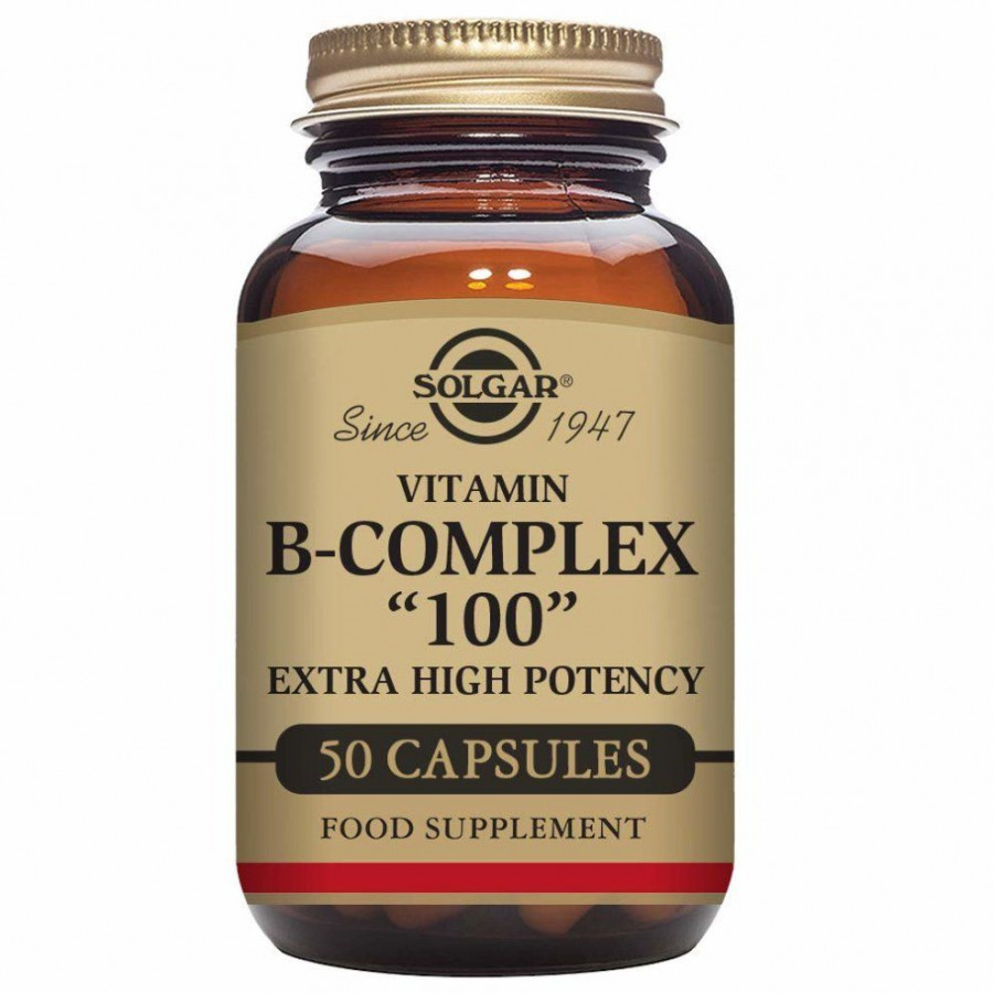 Витамин В-100 комплекс (B-Complex "100") Solgar 50 капсул
